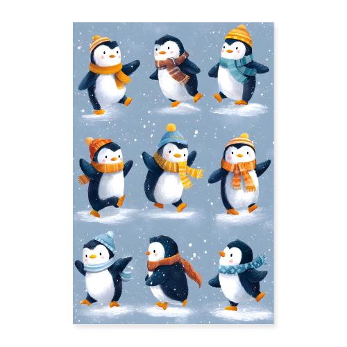 The Penguin Parade - Poster 8x12
