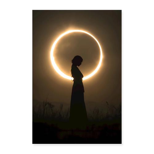 Silhouette Eclipse - Poster 8x12
