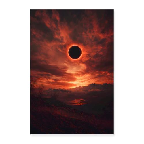 Red Eclipse - Poster 8x12