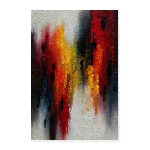 Abstract Art: Gravity Drip - Poster 8x12