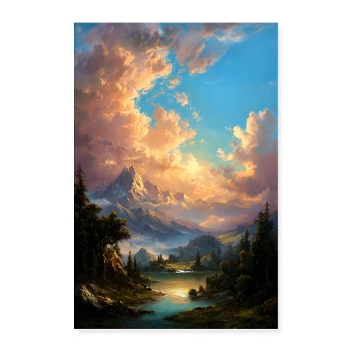 Digital Painting: Timeless Horizon - Poster 8x12
