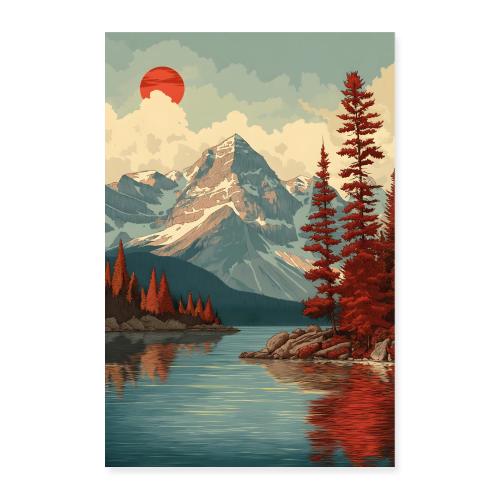 Canada: River of Red Trees - Poster 8x12