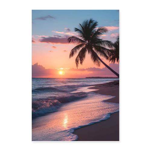 Blush and Blue Dusk - Poster 8x12
