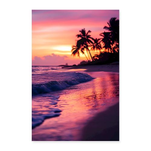 Sunset: Lavender Glow - Poster 8x12