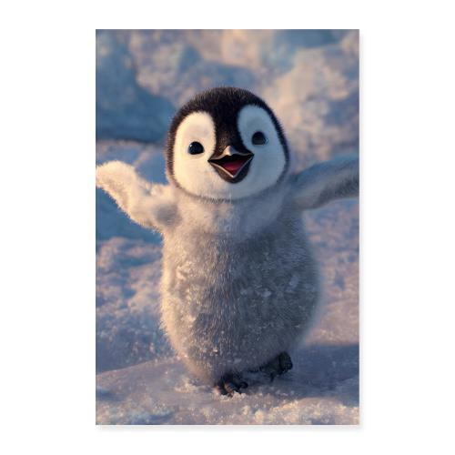 Penguin: Snowy Smile - Poster 8x12
