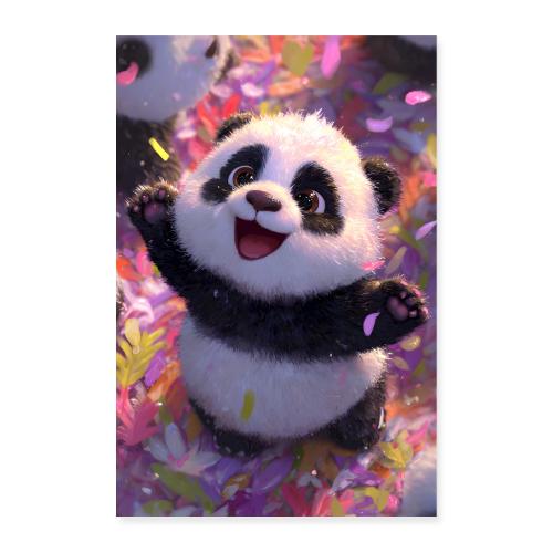 Panda Peek - Poster 8x12