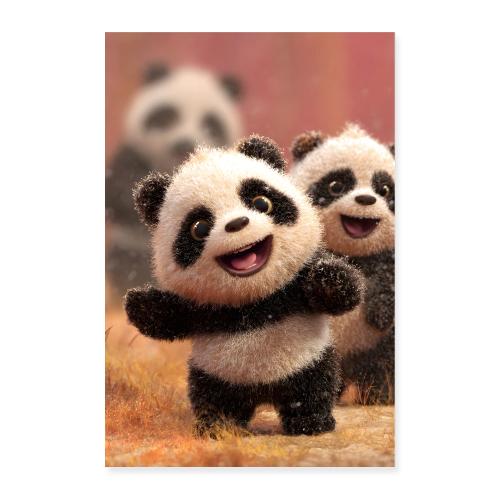 Panda Joy - Poster 8x12