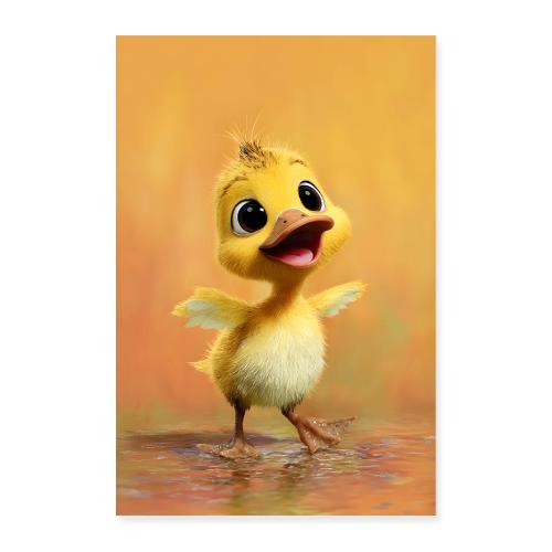 Rainy Day Duck - Poster 8x12