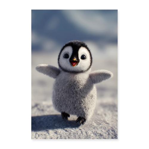 Penguin: Little Jump - Poster 8x12