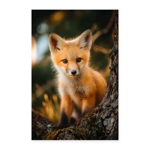 Fox: Woodland Innocence - Poster 8x12