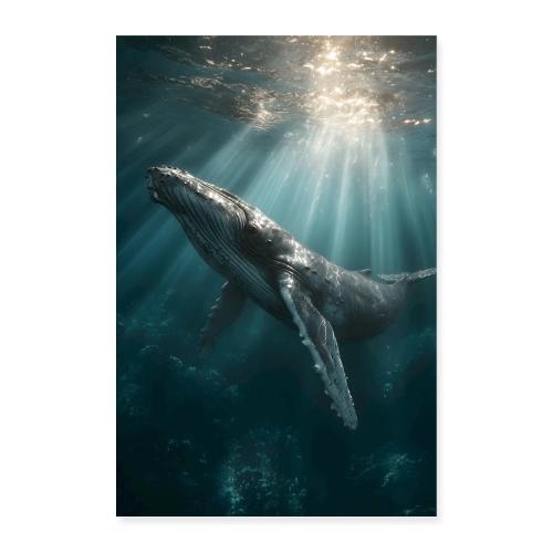 Whale: Leviathan Light - Poster 8x12