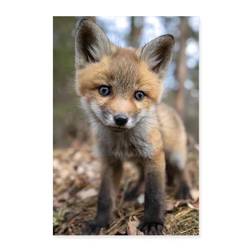 Fox: Curious Wanderer - Poster 8x12
