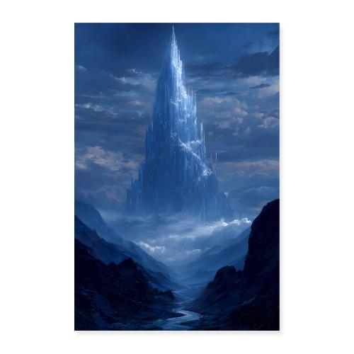 Moonlit Bastion - Poster 8x12
