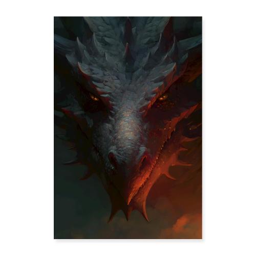Dragon: The Ancient Gaze - Poster 8x12
