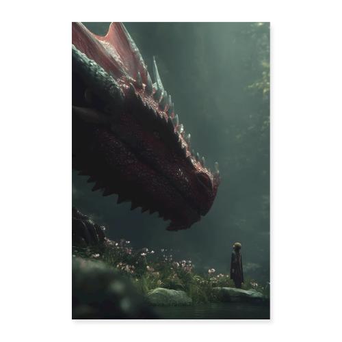 Whisper of the Red Dragon - Poster 8x12