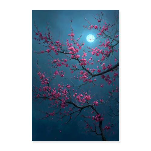 Lunar Bloom - Poster 8x12