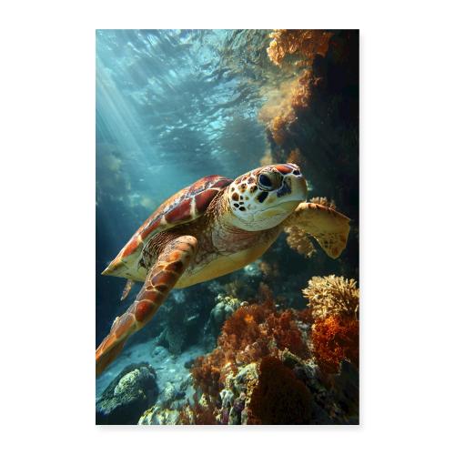 Journey Beneath the Waves - Poster 8x12