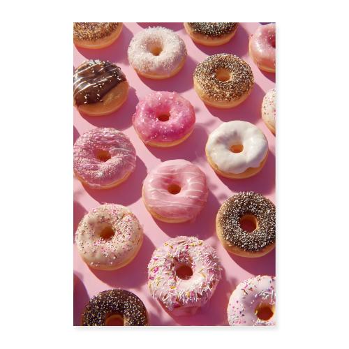 Donuts: Sunlit Sweet Treats - Poster 8x12