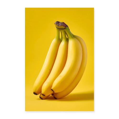 Bananas: Yellow on Yellow - Poster 8x12
