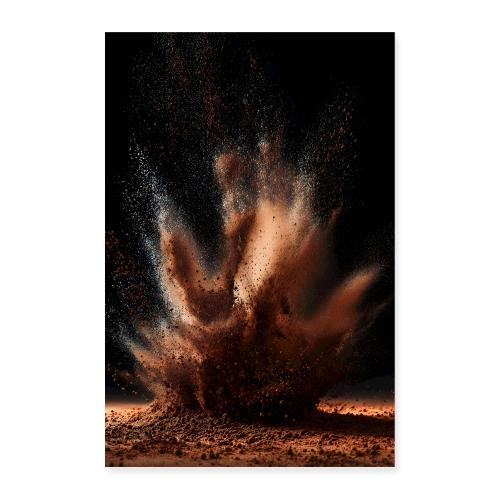 Cocoa Powder Cloudburst - Poster 8x12