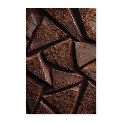 Chocolate Bar Geometry - Poster 8x12