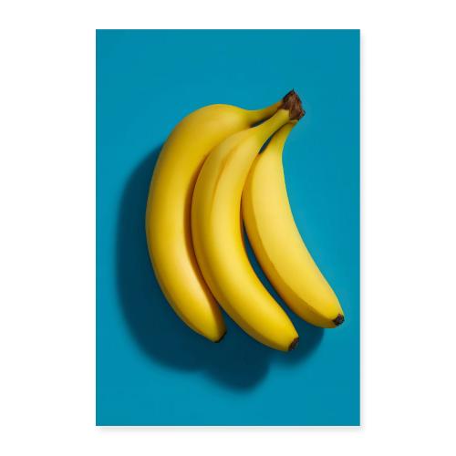 Blue Breeze Bananas - Poster 8x12