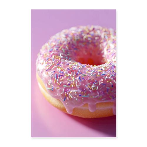 Donut: Lavender Sweet Delight - Poster 8x12