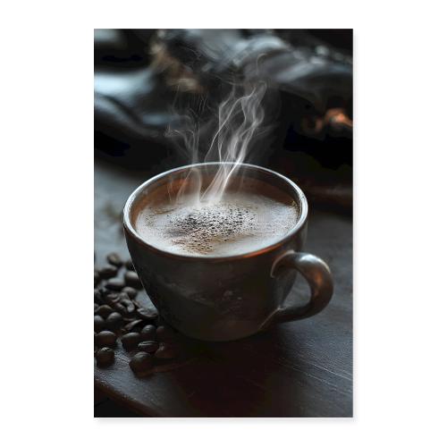 Sunrise Coffee Warmth - Poster 8x12