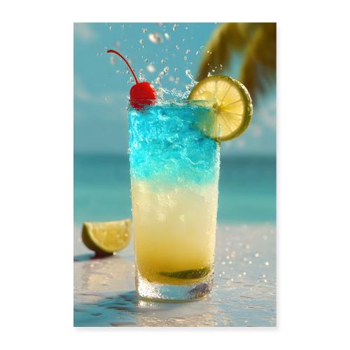 Citrus Splash Delight - Poster 8x12