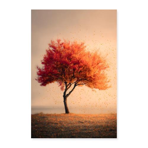 Autumn: Embers of the Setting Sun - Poster 8x12