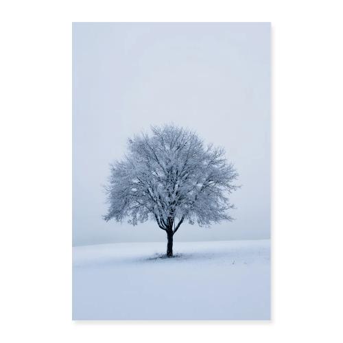 Winter: Frostbound Solitude - Poster 8x12