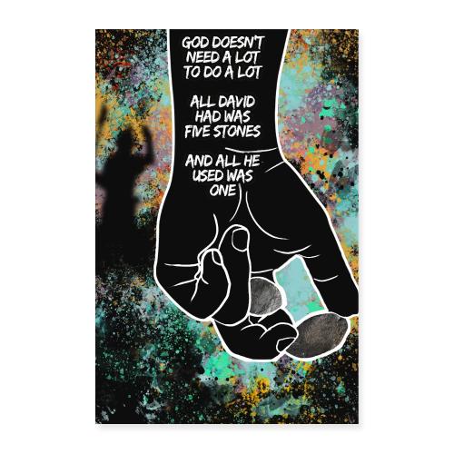 God Doesn't Need A Lot To Do A Lot - Poster 8x12