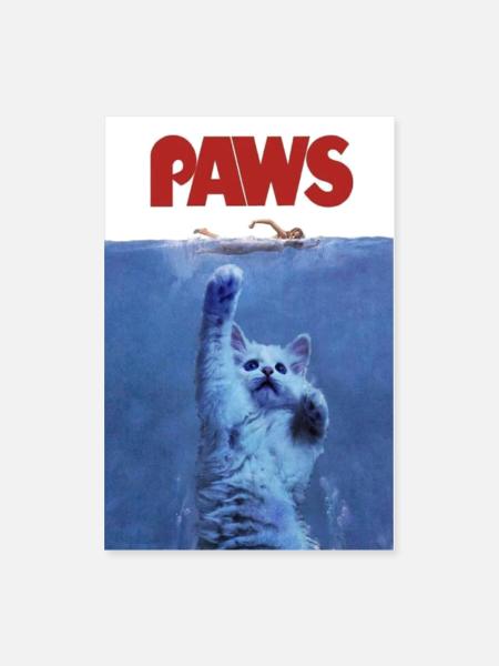 Paws - Poster 8x12 - white - Front