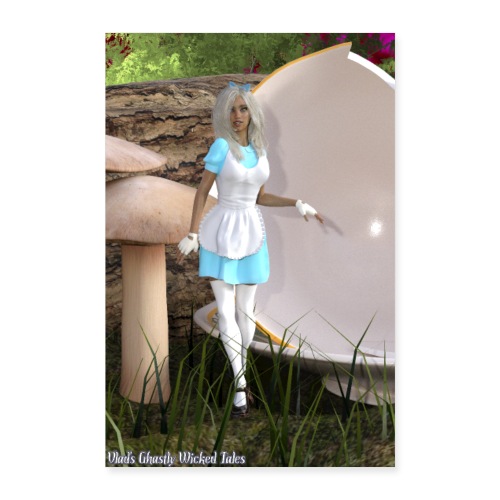 Alice Giant Tea Cup Full - Poster 8x12