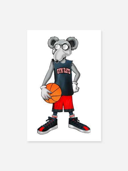Koala Gym Baller - Poster 8x12 - white