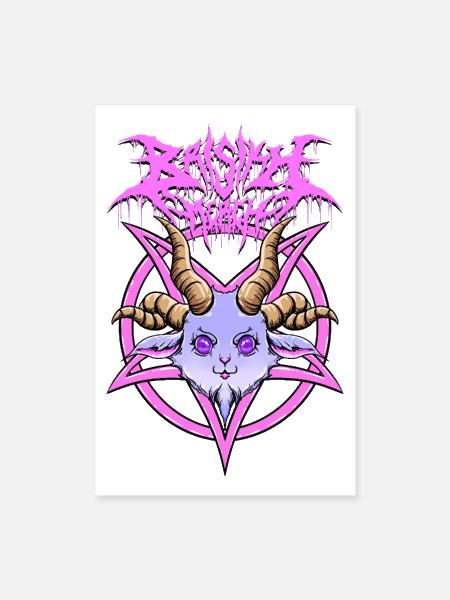 Cute goat - Poster 8x12 - white - Front
