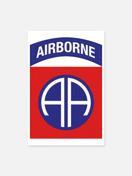 82nd Airborne Division - Poster 8x12 - white - Front