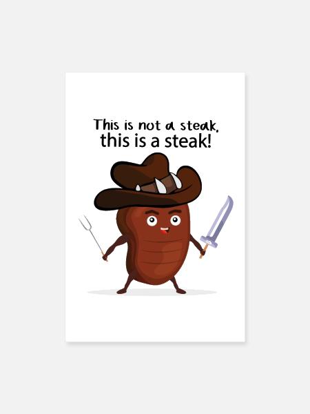 Cowboy Sausage Hero - Poster 8x12 - white - Front