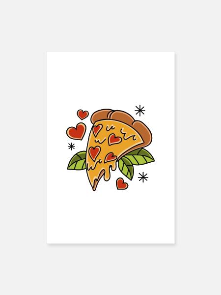 Easily Distracted By Lunch Break School tshirt - Poster 8x12 - white - Front