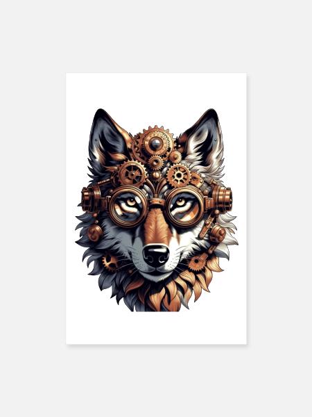 The Clockwork Alpha - Poster 8x12 - white - Front
