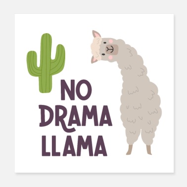 Funny Design No drama Lama' Panoramic Mug | Spreadshirt