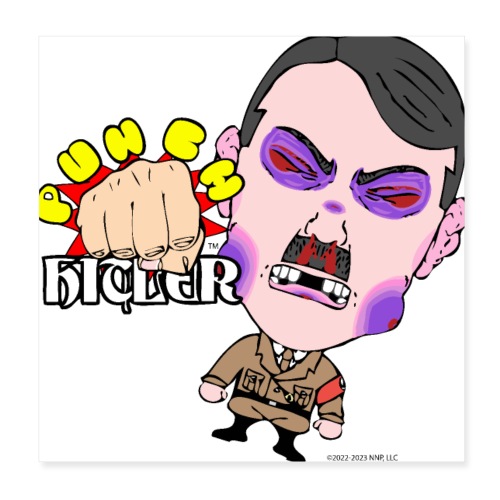 Punch Hitler! - Poster 8x8