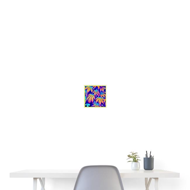 Vibrant Colorful Leaves Pattern