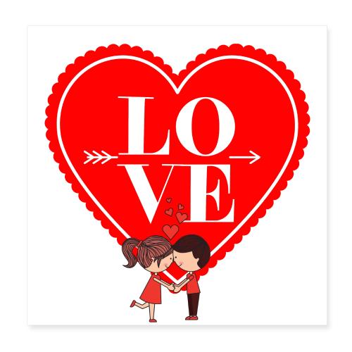 Love Valentine's Day, Designs February 14, Harmony - Poster 8x8