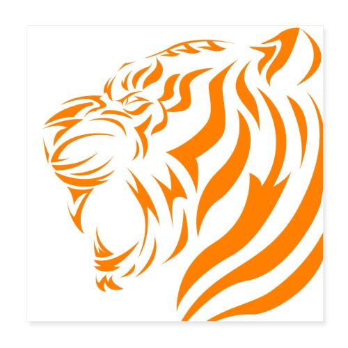Wild Tiger Souvenirs: Roaring Memories - Poster 8x8