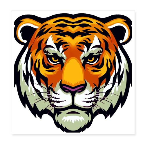 Tiger Fashion Feline Animal, Tiger Willing Success - Poster 8x8