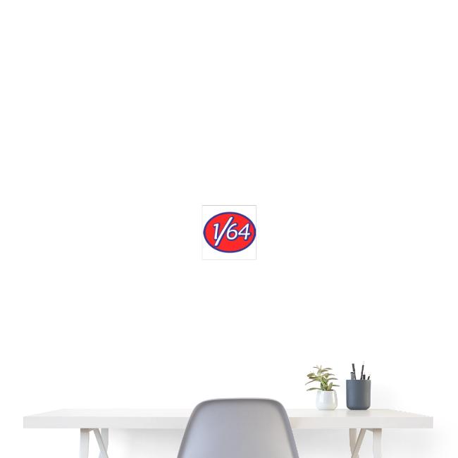One Sixty Four -- vintage auto inspired oval