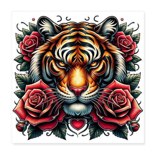 Fierce Heart Single Side - Poster 8x8