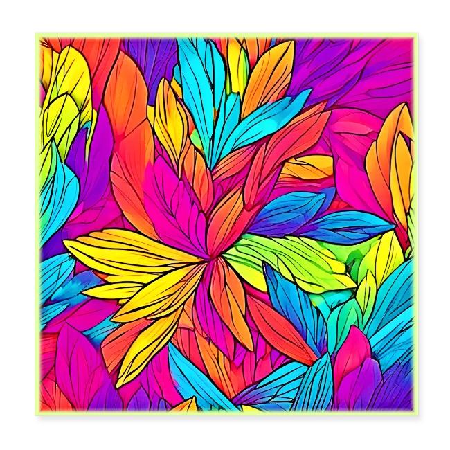 Kaleidoscope Blooms Artwork