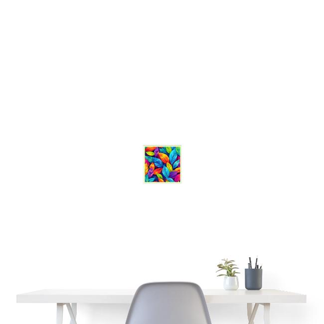 Colorful Foliage Pattern Artwork